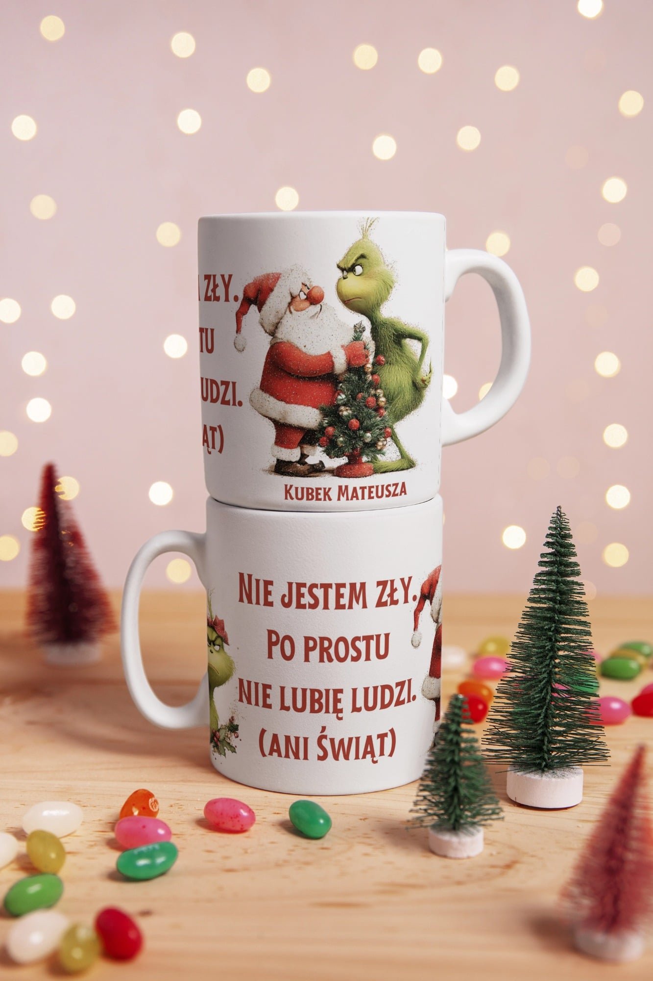 Personalizowany Kubek - Blagam obudzcie Mnie w Swieta — zdjęcie 2