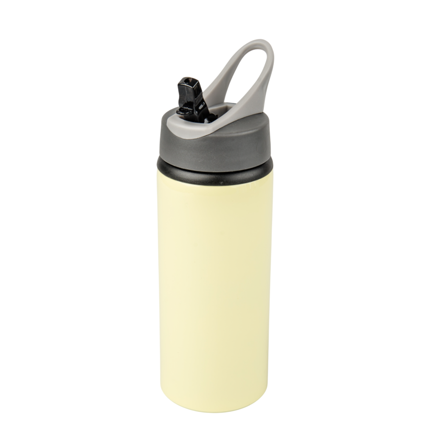 Aluminiowa butla Active 650 ml z ustnikiem – żółta — zdjęcie 2