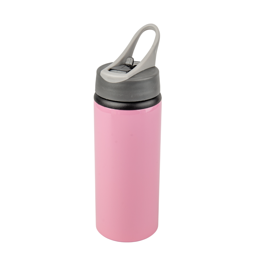 Aluminiowa butla Active 650 ml z ustnikiem – różowy