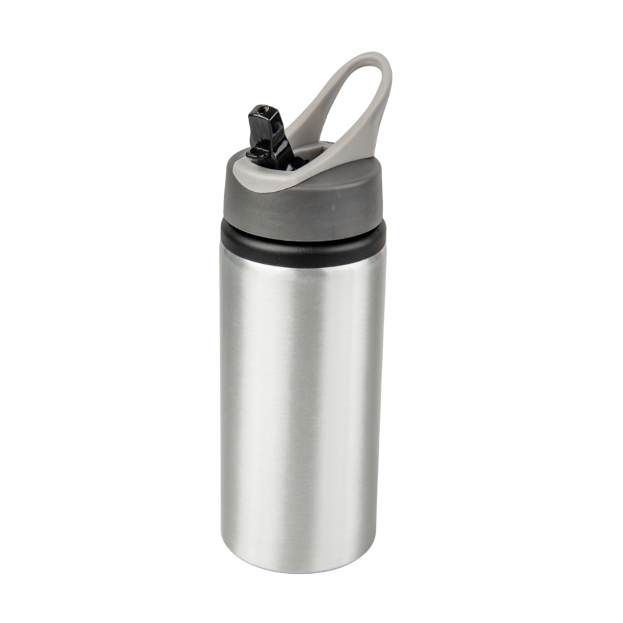 Aluminiowa butla Active 650 ml z ustnikiem – srebrny — zdjęcie 2