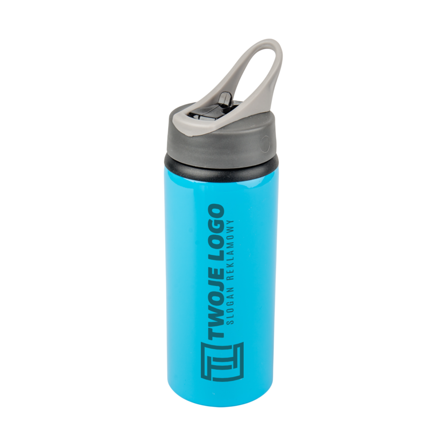 Aluminiowa butla Active 650 ml z ustnikiem – niebieski — zdjęcie 3