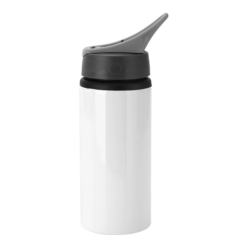 Aluminiowa butelka z karabińczykiem 600 ml – biała