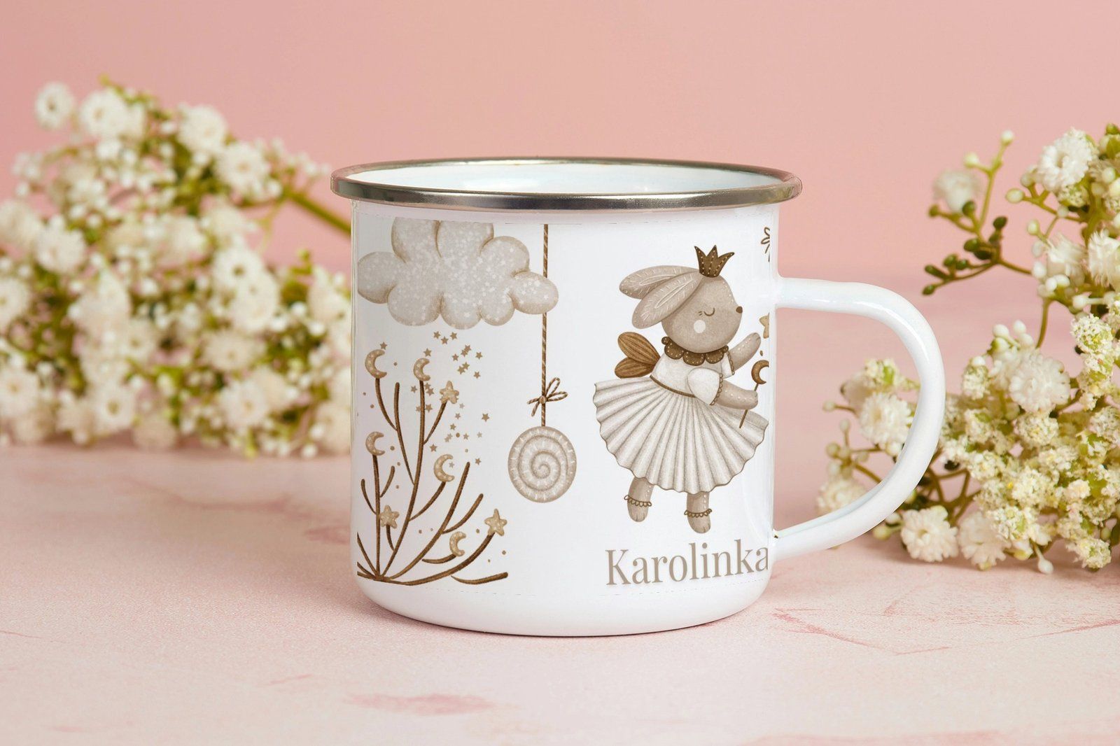 Personalizowany kubek z grafiką „Mala Karolinka"