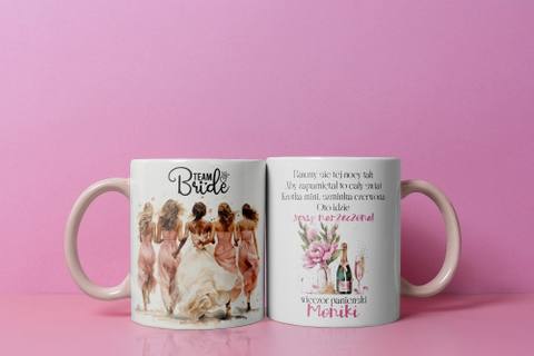 Personalizowany kubek z grafiką „Wieczor panienski Moniki"