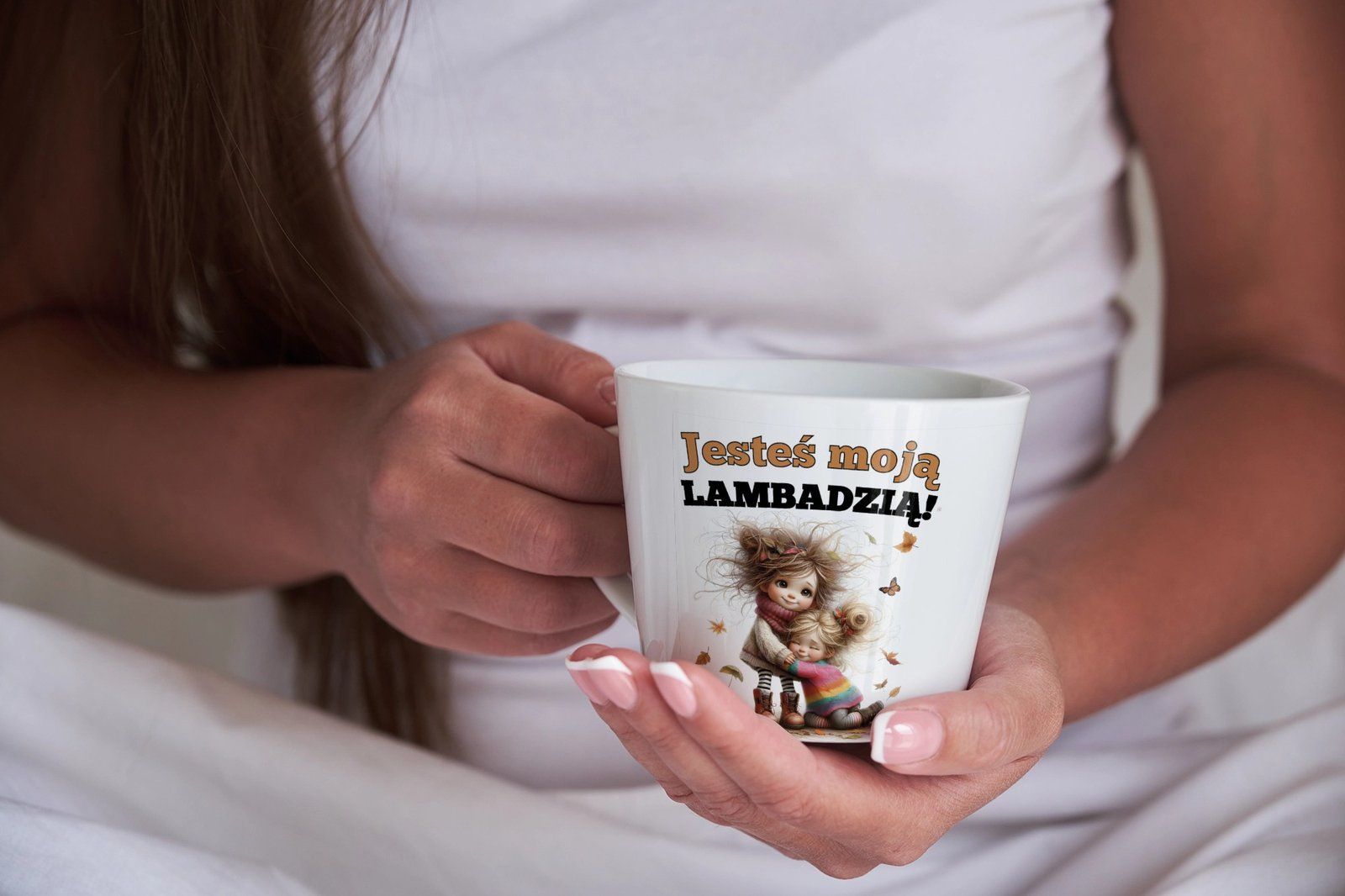 Personalizowany kubek z grafiką „Jestes Moja lambadziara"