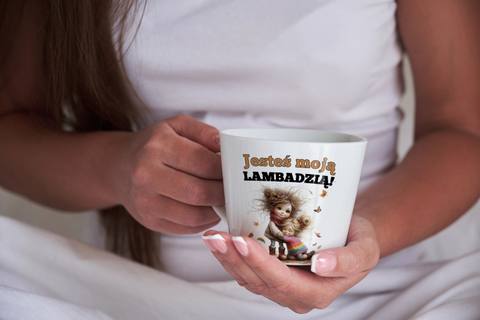 Personalizowany kubek z grafiką „Jestes Moja lambadziara"