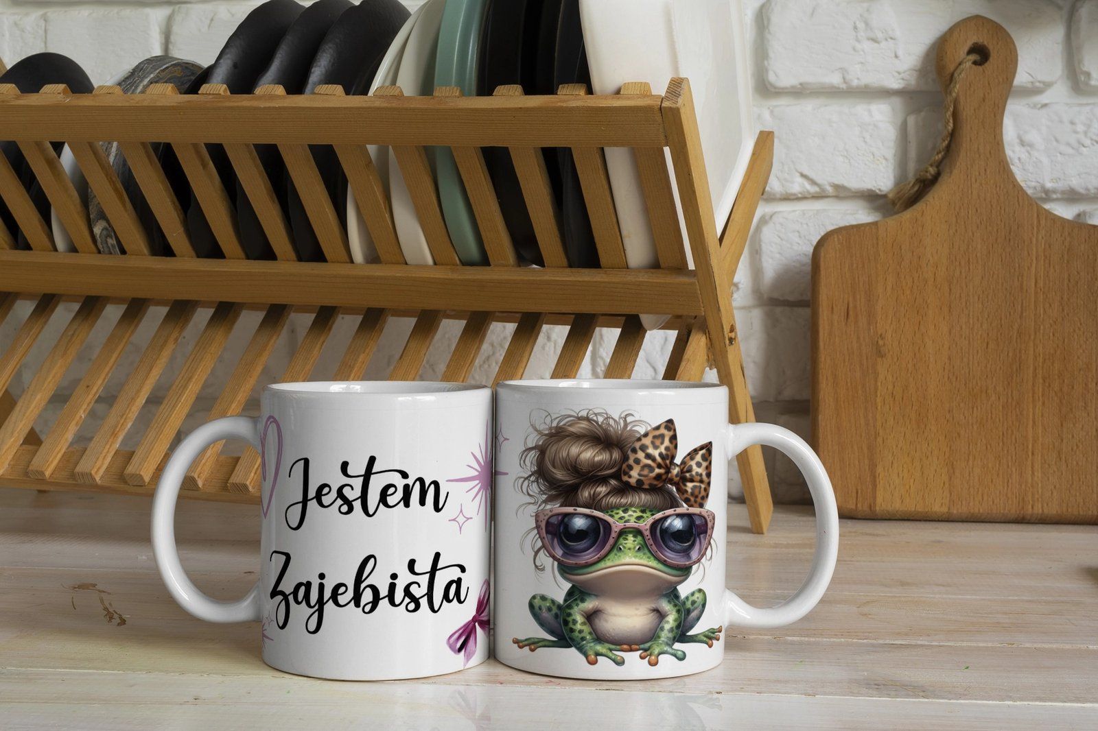 Personalizowany kubek z grafiką „Jestem zajebista"
