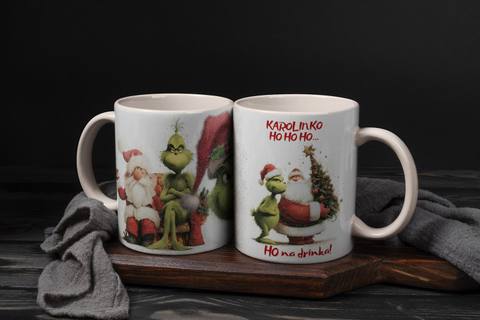 Personalizowany Kubek - Grinch, postrach świąt, nadchodzi!