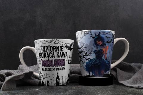 Personalizowany Kubek - Upiornie goraca Kawa Halloween