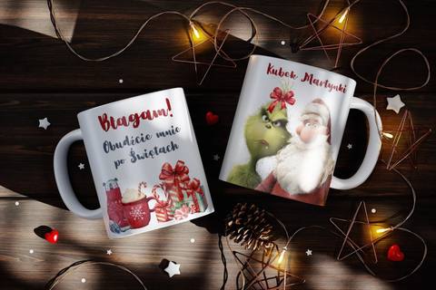 Personalizowany Kubek - Blagam obudzcie Mnie w Swieta