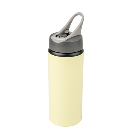 Aluminiowa butla Active 650 ml z ustnikiem – żółta
